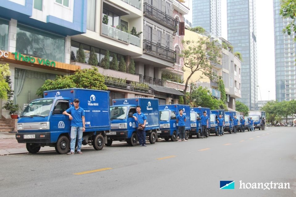 Chuỗi giao nước tận nơi the Water MAN